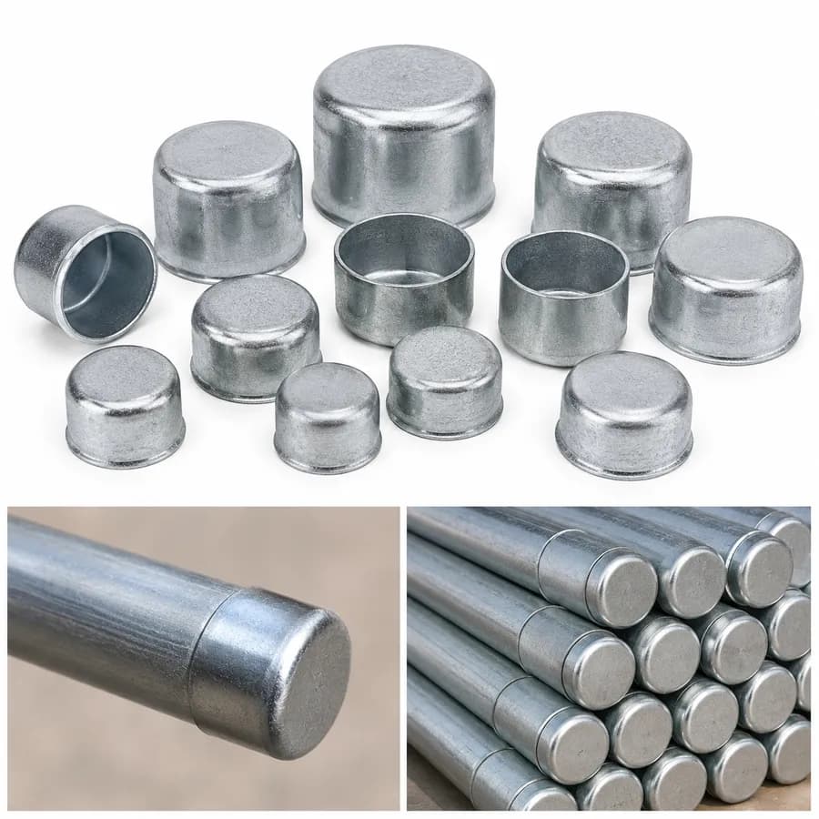 Tube caps and end plugs