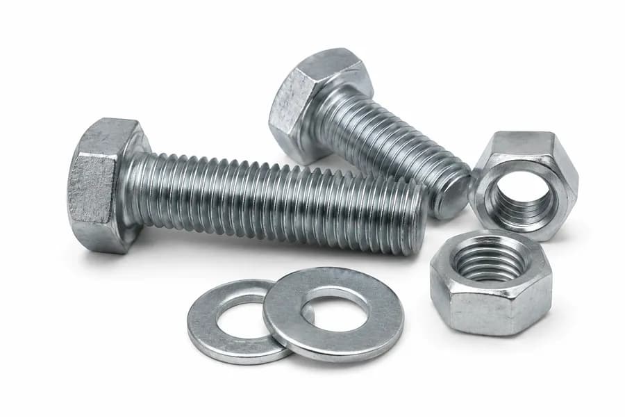Bolts, nuts and washers