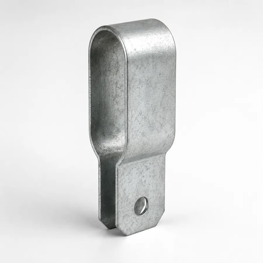 Oval tube connector